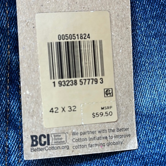 NWT 505 Levi’s Relaxed Fit Jean 42x32 - Picture 11 of 14